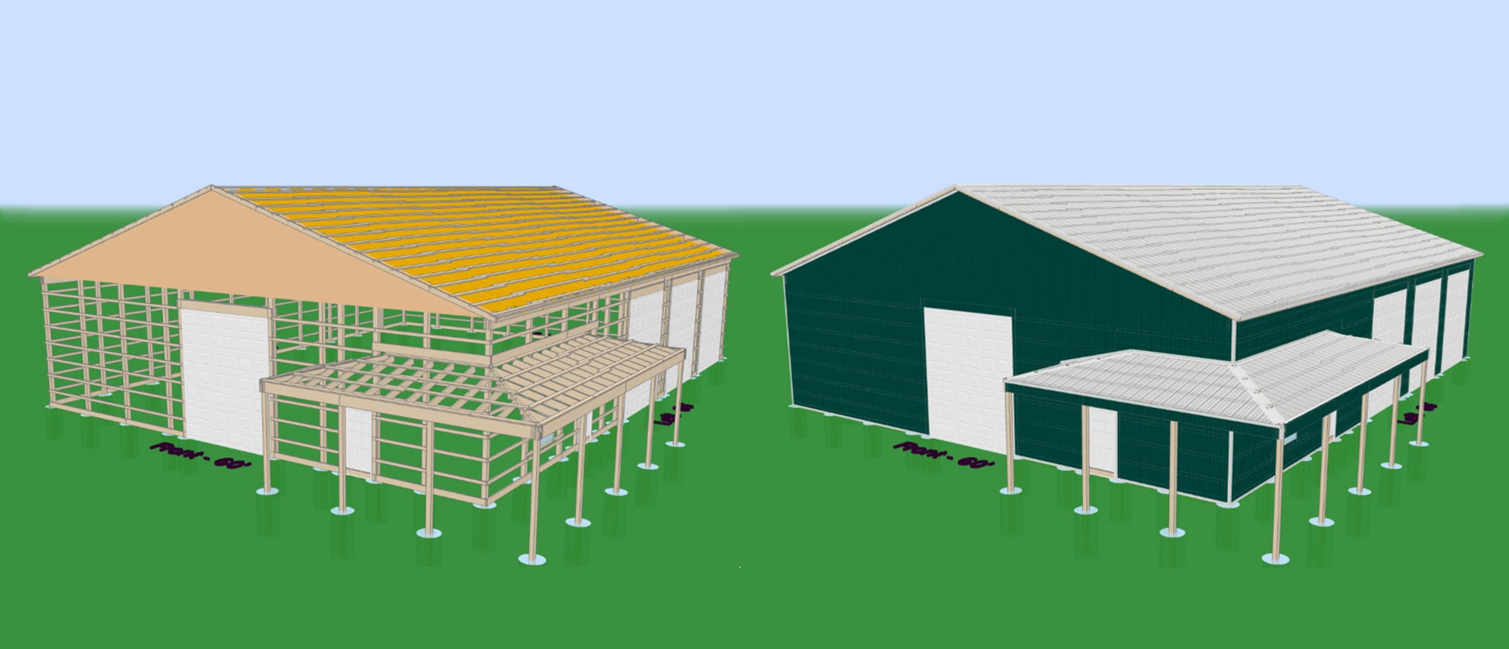 Pole Barn Header How To Raise A Post Frame Home Fine Homebuilding